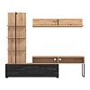 ΚΕΝΤΡΟ ΨΥΧΑΓΩΓΙΑΣ-ΣΥΝΘΕΣΗ EVORA ARTISAN OAK-CARBON 205x41x173εκ 11011202