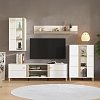ΚΕΝΤΡΟ ΨΥΧΑΓΩΓΙΑΣ-ΣΥΝΘΕΣΗ PECKHAM ΛΕΥΚΟ-OAK 260x40x183εκ 11014594