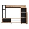 ΚΕΝΤΡΟ ΨΥΧΑΓΩΓΙΑΣ-ΣΥΝΘΕΣΗ RETIMNO ARTISAN OAK-ARTISAN OAK ΜΕ ΜΑΥΡΕΣ ΓΡΑΜΜΕΣ-ΜΑΥΡΟ 208x33x158εκ 11013492