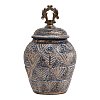 ΚΕΡΑΜΙΚΟ ΒΑΖΟ Fylliana 818685 ΓΚΡΙ-ΧΡΥΣΟ 18*12*28 sls 373-121-632