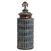 ΚΕΡΑΜΙΚΟ ΒΑΖΟ Fylliana 818694 ΜΠΡΟΝΖΕ 16x16x47εκ 373-121-640