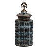 ΚΕΡΑΜΙΚΟ ΒΑΖΟ Fylliana 818695 ΜΠΡΟΝΖΕ 16x16x40εκ 373-121-639