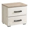 ΚΟΜΟΔΙΝΟ Kent ΝΟ GREY OAK/WHITE OAK 45x34x43εκ 11008687