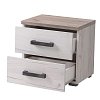 ΚΟΜΟΔΙΝΟ Kent ΝΟ GREY OAK/WHITE OAK 45x34x43εκ 11008687