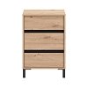 ΚΟΜΟΔΙΝΟ MARRON NO3F ARTISAN OAK/ΜΑΥΡΟ ΜΑΤΤ ΧΡΩΜΑ 48x40x71εκ 11014713