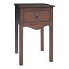 ΚΟΜΟΔΙΝΟ ΜΕ ΕΝΑ ΣΥΡΤΑΡΙ Fylliana 60415 CLASSIC WALLNUT 40x40x61εκ 270-00-053