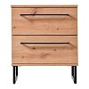 ΚΟΜΟΔΙΝΟ SARDINIA NO2F ARTISAN OAK / ΜΑΥΡΟ 45.5x35x54εκ 11008249
