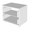 ΚΟΜΟΔΙΝΟ Uni NO2F Sonoma 44,5x33,5x43εκ 11008695