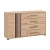 ΚΟΜΟΤΑ ASCALON 135 2K4F ARTISAN OAK-ΜΑΥΡΟ ΧΡΩΜΑ 138x40x82εκ 11013063