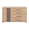 ΚΟΜΟΤΑ ASCALON 135 2K4F ARTISAN OAK-ΜΑΥΡΟ ΧΡΩΜΑ 138x40x82εκ 11013063
