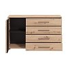 ΚΟΜΟΤΑ ASCALON 135 2K4F ARTISAN OAK-ΜΑΥΡΟ ΧΡΩΜΑ 138x40x82εκ 11013063