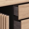 ΚΟΜΟΤΑ ASCALON 135 2K4F ARTISAN OAK-ΜΑΥΡΟ ΧΡΩΜΑ 138x40x82εκ 11013063