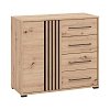 ΚΟΜΟΤΑ ASCALON 90 2K4F ARTISAN OAK-ΜΑΥΡΟ ΧΡΩΜΑ 93x40x82εκ 11013064
