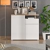 ΚΟΜΟΤΑ-ΜΠΟΥΦΕΣ ATERNO 103 2K1F2V ΛΕΥΚΟ/ARTISAN ΧΡΩΜΑ 103x40x94εκ 11014195