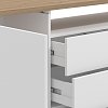 ΚΟΜΟΤΑ-ΜΠΟΥΦΕΣ ATERNO 154 3K4F2V ΛΕΥΚΟ/ARTISAN ΧΡΩΜΑ 154x40x94εκ 11014196