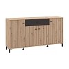 ΚΟΜΟΤΑ-ΜΠΟΥΦΕΣ AVIGNON 170 4K1F4V ARTISAN OAK-ΜΑΥΡΟ ΧΡΩΜΑ 170x40x90εκ 11014730