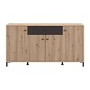 ΚΟΜΟΤΑ-ΜΠΟΥΦΕΣ AVIGNON 170 4K1F4V ARTISAN OAK-ΜΑΥΡΟ ΧΡΩΜΑ 170x40x90εκ 11014730