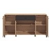 ΚΟΜΟΤΑ-ΜΠΟΥΦΕΣ AVIGNON 170 4K1F4V ARTISAN OAK-ΜΑΥΡΟ ΧΡΩΜΑ 170x40x90εκ 11014730