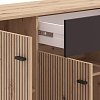 ΚΟΜΟΤΑ-ΜΠΟΥΦΕΣ AVIGNON 170 4K1F4V ARTISAN OAK-ΜΑΥΡΟ ΧΡΩΜΑ 170x40x90εκ 11014730