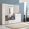 ΚΟΜΟΤΑ-ΜΠΟΥΦΕΣ Beny 2K1F GREY OAK-ΛΕΥΚΗ ΛΑΚΑ 79x35x97,5εκ 11008608