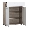 ΚΟΜΟΤΑ-ΜΠΟΥΦΕΣ Beny 2K1F GREY OAK-ΛΕΥΚΗ ΛΑΚΑ 79x35x97,5εκ 11008608