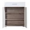 ΚΟΜΟΤΑ-ΜΠΟΥΦΕΣ Beny 2K1F GREY OAK-ΛΕΥΚΗ ΛΑΚΑ 79x35x97,5εκ 11008608
