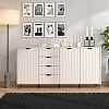 ΚΟΜΟΤΑ-ΜΠΟΥΦΕΣ BREST 4Κ4F CASHMERE-CASHMERE ΜΑΤ ΧΡΩΜΑ 183x40x91εκ 11013448
