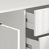 ΚΟΜΟΤΑ-ΜΠΟΥΦΕΣ BREST 4Κ4F ΛΕΥΚΟ-ΛΕΥΚΟ ΜΑΤ ΧΡΩΜΑ 183x40x91εκ 11013621