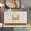 ΚΟΜΟΤΑ-ΜΠΟΥΦΕΣ ESSEX 154 3K2F3V VS1 CASHMERE/ARTISAN OAK 154x42x89εκ 11014717