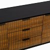ΚΟΜΟΤΑ-ΜΠΟΥΦΕΣ Fylliana FL2405 ΜΑΥΡΟ-ΚΑΦΕ ΧΡΩΜΑ  150x40x75εκ 0016-225-050