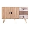 ΚΟΜΟΤΑ-ΜΠΟΥΦΕΣ Fylliana "Lounge" SONOMA OAK 120x39x75εκ 271-123-060