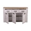 ΚΟΜΟΤΑ-ΜΠΟΥΦΕΣ Kent 160 3Κ3F GREY OAK/WHITE OAK 160x37x98εκ knt 11008627