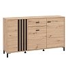 ΚΟΜΟΤΑ-ΜΠΟΥΦΕΣ LAVAL 157 3K1F3V ARTISAN ΟΑΚ/ΜΑΥΡΟ 157x40x90εκ 11014529