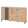 ΚΟΜΟΤΑ-ΜΠΟΥΦΕΣ LAVAL 157 3K1F3V ARTISAN ΟΑΚ/ΜΑΥΡΟ 157x40x90εκ 11014529