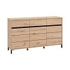 ΚΟΜΟΤΑ-ΜΠΟΥΦΕΣ MARRON 157 3K3F3V ARTISAN OAK/ΜΑΥΡΟ ΜΑΤΤ ΧΡΩΜΑ 157x40x90εκ 11014386