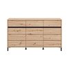 ΚΟΜΟΤΑ-ΜΠΟΥΦΕΣ MARRON 157 3K3F3V ARTISAN OAK/ΜΑΥΡΟ ΜΑΤΤ ΧΡΩΜΑ 157x40x90εκ 11014386