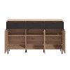 ΚΟΜΟΤΑ-ΜΠΟΥΦΕΣ MAYENNE 3K3F ARTISAN OAK-ΜΑΥΡΟ MAT 157x40x93εκ 11013359