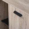 ΚΟΜΟΤΑ-ΜΠΟΥΦΕΣ UMBRIA 3K4F GREY OAK-ΜΑΥΡΟ 137x40x90εκ 11008659