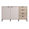 ΚΟΜΟΤΑ-ΜΠΟΥΦΕΣ VANDEA 3K4F GREY OAK-CASHMERE 157x40x93εκ 11013385