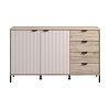 ΚΟΜΟΤΑ-ΜΠΟΥΦΕΣ VANDEA 3K4F GREY OAK-CASHMERE 157x40x93εκ 11013385