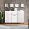 ΚΟΜΟΤΑ-ΜΠΟΥΦΕΣ VIENNE 3K1F ΛΕΥΚΟ ΧΡΩΜΑ 138x40x90εκ 11013598