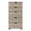 ΚΟΜΟΤΑ-ΣΥΡΤΑΡΙΕΡΑ DUERO 5F 45 GREY OAK 45x40x95εκ 11008309