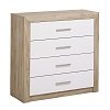 ΚΟΜΟΤΑ-ΣΥΡΤΑΡΙΕΡΑ  Etna 4F Grey Oak - Λευκή Λάκα 93x35x90.5εκ 11008636