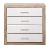 ΚΟΜΟΤΑ-ΣΥΡΤΑΡΙΕΡΑ  Etna 4F Grey Oak - Λευκή Λάκα 93x35x90.5εκ 11008636