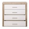 ΚΟΜΟΤΑ-ΣΥΡΤΑΡΙΕΡΑ  Etna 4F Grey Oak - Λευκή Λάκα 93x35x90.5εκ 11008636