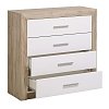 ΚΟΜΟΤΑ-ΣΥΡΤΑΡΙΕΡΑ  Etna 4F Grey Oak - Λευκή Λάκα 93x35x90.5εκ 11008636