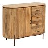 ΚΟΜΟΤΑ-ΣΥΡΤΑΡΙΕΡΑ Fylliana Bhopal GOLDEN BROWN ΧΡΩΜΑ 120x40x90εκ 938-223-003