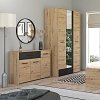 ΚΟΜΟΤΑ VARADERO 3K1F ARTISAN OAK-ΜΑΥΡΟ 119x33x80,5εκ 11011628