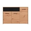 ΚΟΜΟΤΑ VARADERO 3K1F ARTISAN OAK-ΜΑΥΡΟ 119x33x80,5εκ 11011628