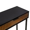 ΚΟΝΣΟΛΑ Fylliana FL2405 ΜΑΥΡΟ-ΚΑΦΕ ΧΡΩΜΑ 120x30x76εκ 0016-225-053